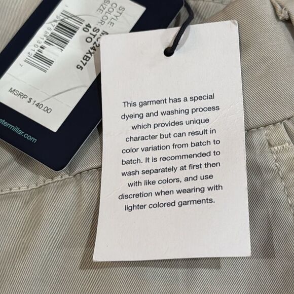 NWT Peter Millar Crown Crafted Flat Front Size 40 - Picture 8 of 11